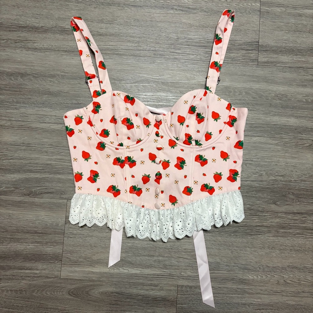 Dolls Kill x Strawberry Shortcake Corset